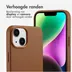 Accezz MagSafe Leather Backcover iPhone 14 Bruin