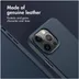 Accezz MagSafe Leather Backcover iPhone 14 Pro Max Blauw