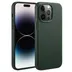 Accezz MagSafe Leather Backcover iPhone 14 Pro Max Groen
