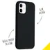 Accezz Liquid Silicone Backcover iPhone 12 Mini Zwart