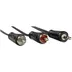Hama Audiokabel, 3,5-mm-jack-stekker - 2 cinch-stekker, stereo, 3,0 m