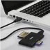 Hama USB-3.0-multi-kaartlezer, SD/microSD/CF/MS Zwart