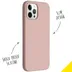 Accezz Liquid Silicone Backcover iPhone 12 Pro Max Roze