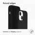 Accezz Liquid Silicone Backcover iPhone 13 Mini Zwart