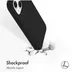 Accezz Liquid Silicone Backcover iPhone 13 Mini Zwart
