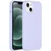 Accezz Liquid Silicone Backcover iPhone 13 Mini Paars
