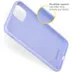Accezz Liquid Silicone Backcover iPhone 13 Mini Paars