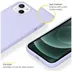 Accezz Liquid Silicone Backcover iPhone 13 Mini Paars