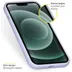 Accezz Liquid Silicone Backcover iPhone 13 Mini Paars