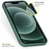Accezz Liquid Silicone Backcover iPhone 13 Mini Donkergroen