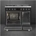Smeg C92GPMBNLK2 Mat zwart