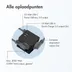 Accezz PowerCube 6-in-1 1x USB-C+2x USB-A+3x stopcontact 4000W Zwart