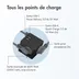 Accezz PowerCube 6-in-1 1x USB-C+2x USB-A+3x stopcontact 4000W Zwart