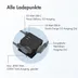 Accezz PowerCube 6-in-1 1x USB-C+2x USB-A+3x stopcontact 4000W Zwart