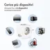 Accezz PowerCube 6-in-1 1x USB-C+2x USB-A+3x stopcontact 4000W Wit