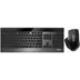 Rapoo 9900M Multi-mode Wireless Ultra-slim Combo Set Zwart