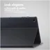 Accezz Classic Tablet Case Samsung Galaxy Tab A9 Plus Zwart