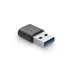 Hama USB Adapter USB-A Plug - USB-C Socket USB 3.2 Gen2 10 Gbit/s Zwart