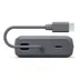 Hama Power Pack Travel met kabel 10000mAh 2 uitgangen:2x USB-C Antraciet