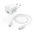Hama Snellader met oplaadkabel USB-C mini-oplader  PD 20 W 1 m Wit
