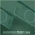 Accezz Liquid Silicone Backcover met MagSafe iPhone 12 (Pro) Groen