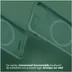 Accezz Liquid Silicone Backcover met MagSafe iPhone 12 (Pro) Groen