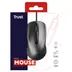 Trust Carve Bekabelde optische muis Zwart