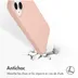 Accezz Liquid Silicone Backcover met MagSafe iPhone 13 Roze