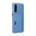 Samsung Card Slot Case voor Samsung Galaxy A17 4G/5G Blauw
