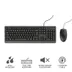 Trust Primo Bedraad toetsenbord en muisset Zwart
