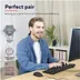 Trust Primo Bedraad toetsenbord en muisset Zwart