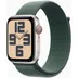 Apple Watch SE GPS + Cellular 40mm Aluminium Case met Lake Green Sport Loop Starlight