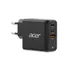 Acer 67W PD Charger, USB Port: 2C+1A, EU Plug, 100W USB-C Cable