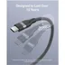 Anker USB-C to USB-C Cable (0.9m Upcycled-Braided) Zwart
