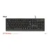 Trust Primo Bedraad toetsenbord Zwart