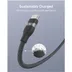 Anker USB-C to USB-C Cable (1.8m Upcycled-Braided) Zwart