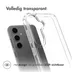 Accezz Xtreme Impact Backcover voor Samsung Galaxy S25 Plus Transparant