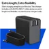 HP 100W GaN Wall Charger oplader Zwart