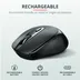 Trust Zaya Draadloze oplaadbare muis Zwart