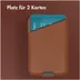 Accezz Accezz Leather Cardholder MagSafe - Kaarthouder met MagSafe - Sienna Brown Bruin