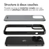 Accezz Rugged Frosted Backcover iPhone 14 Pro Zwart