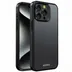 Accezz Rugged Frosted Backcover iPhone 15 Pro Max Zwart