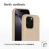 Accezz Liquid Silicone Backcover met MagSafe iPhone 16 Pro Beige