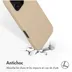 Accezz Liquid Silicone Backcover met MagSafe iPhone 16 Pro Beige