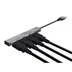 Trust Halyx Aluminium 4-Port Mini USB Hub Zilver