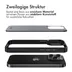 Accezz Rugged Frosted Backcover iPhone 15 Pro Zwart