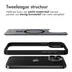 Accezz Rugged Frosted Backcover met MagSafe iPhone 15 Pro Max Zwart
