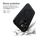 Accezz Rugged Frosted Backcover met MagSafe iPhone 15 Pro Max Zwart