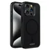 Accezz Rugged Frosted Backcover met MagSafe iPhone 15 Pro Max Zwart
