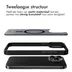 Accezz Rugged Frosted Backcover met MagSafe iPhone 15 Pro Max Zwart